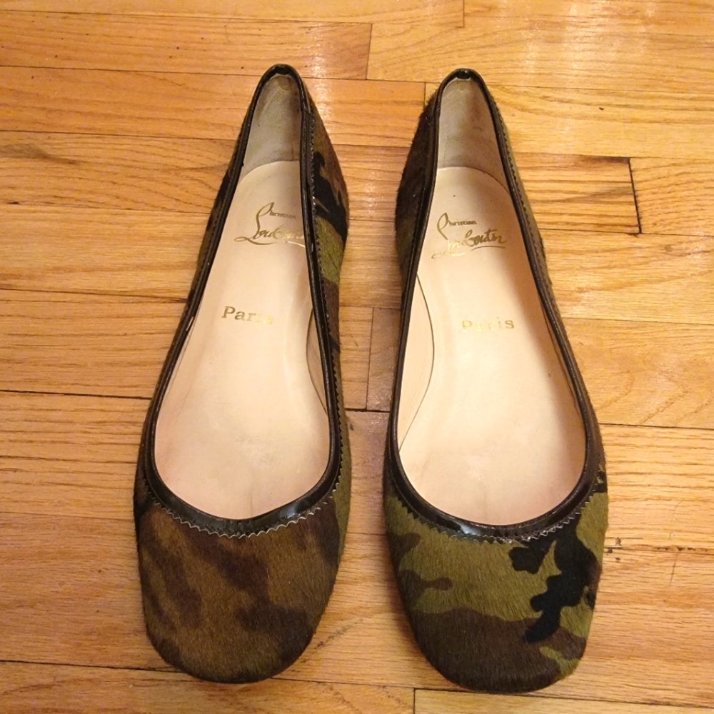 Christian Louboutin Camouflage Flats